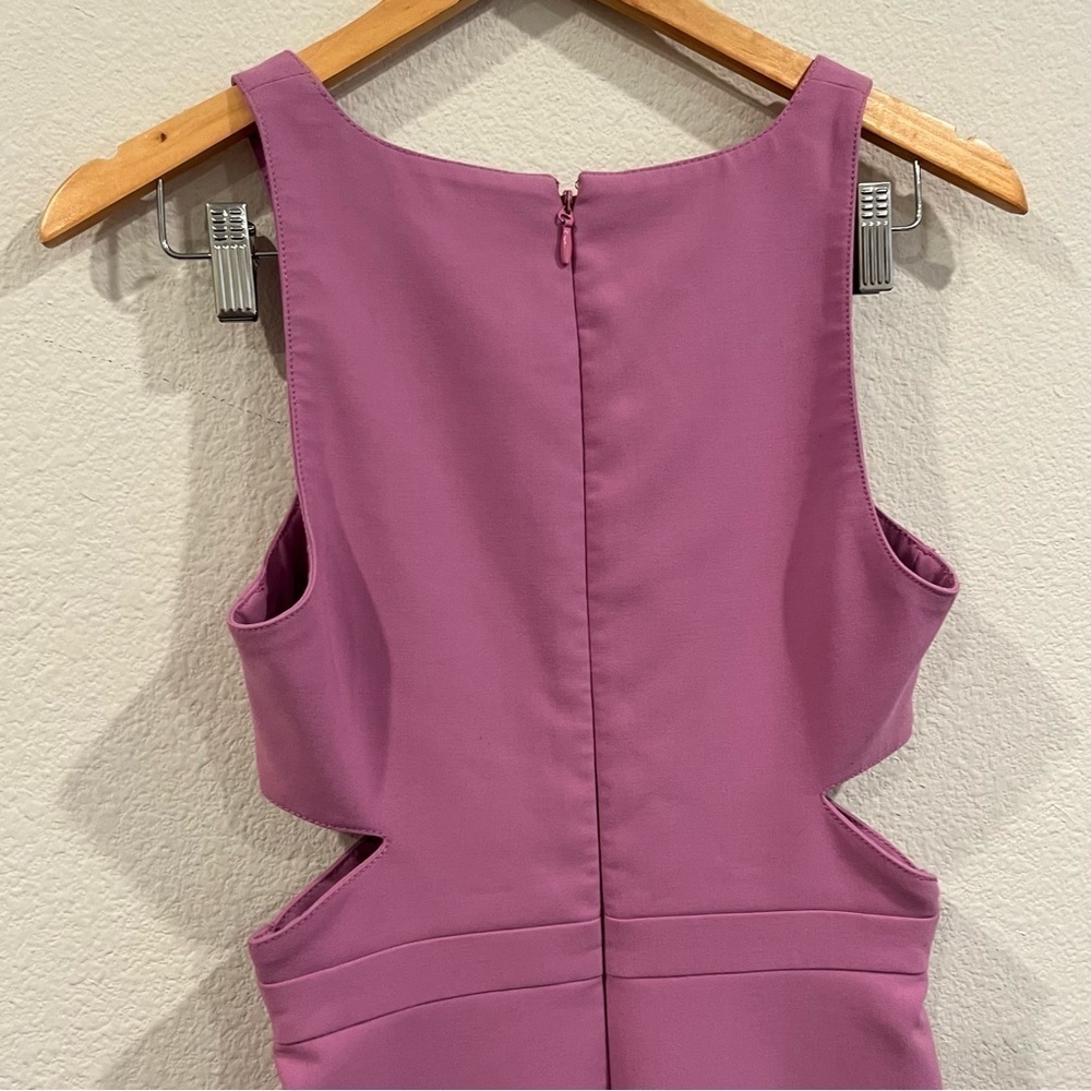Revolve Likely Penelope dress in amethyst below the knee cut out size 0 - Picture 8 of 11